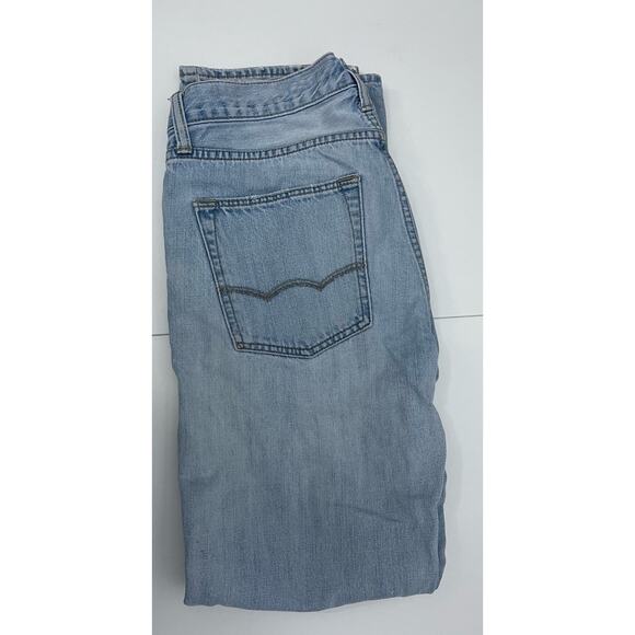 American Eagle Jeans Men 29 x 32 Slim Straight Light Wash Flex Stretch Casual - Picture 6 of 8